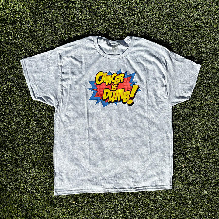 Cancer Is Dumb Short Sleeve T-Shirt - Black