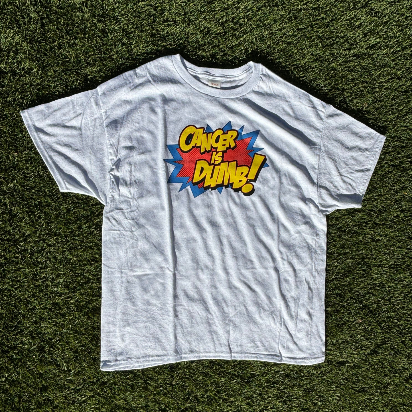 Cancer Is Dumb Short Sleeve T-Shirt - Gray